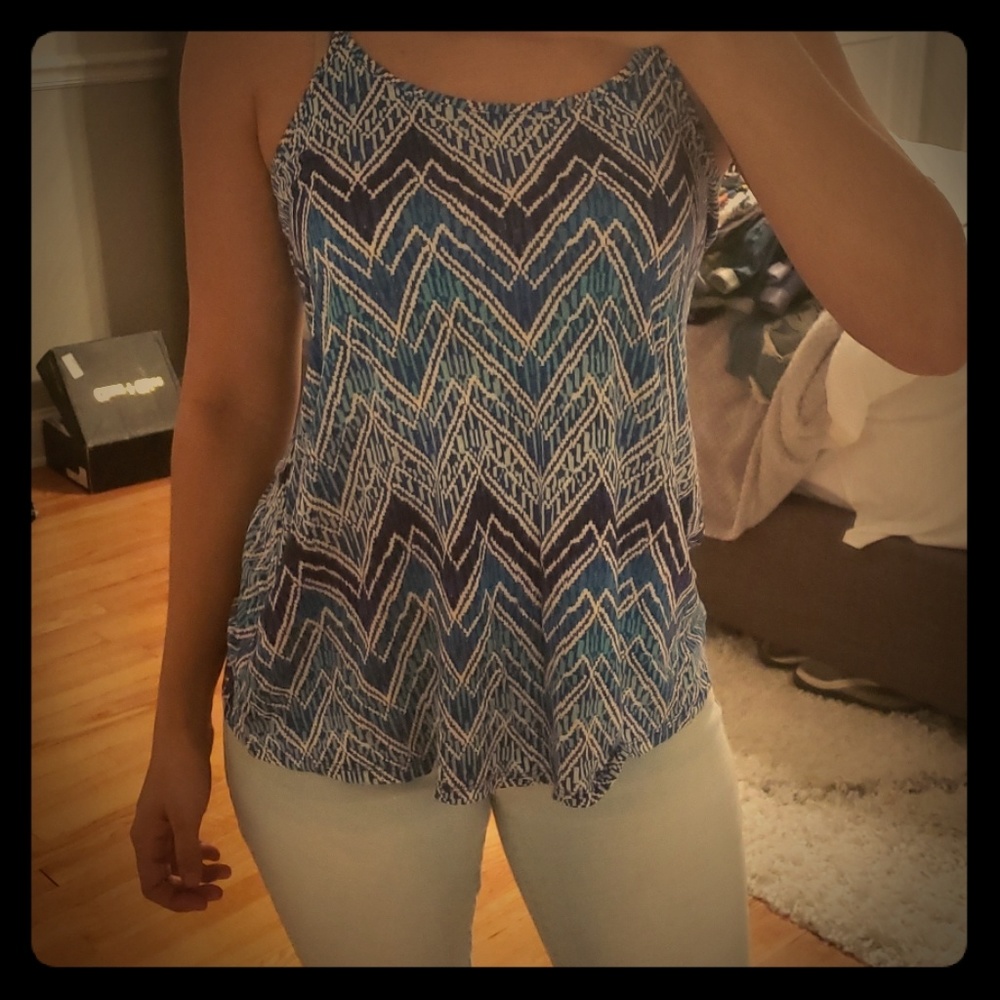 Old Navy printed racerback tank